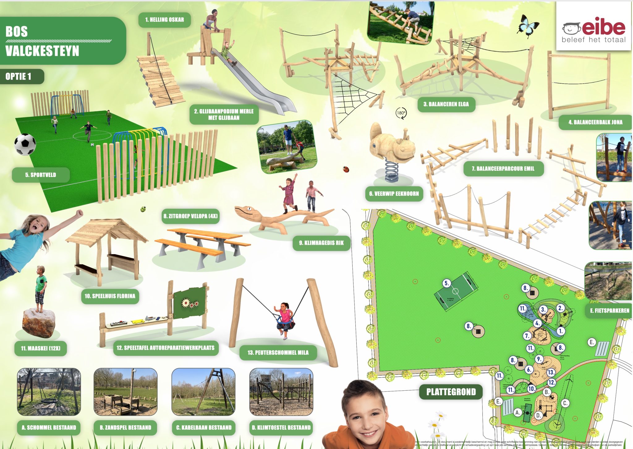 Stem mee op het nieuwe ontwerp voor speeltuin Bos Valckesteyn!