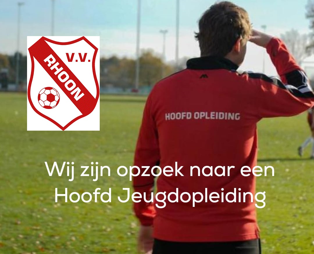 vv Rhoon zoekt hoofd jeugdopleidingen
