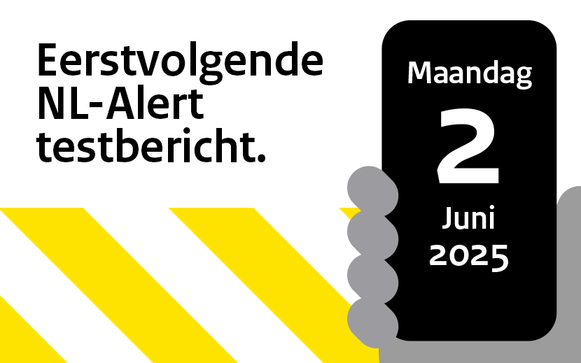 NL-Alert testbericht, vandaag om 12 uur